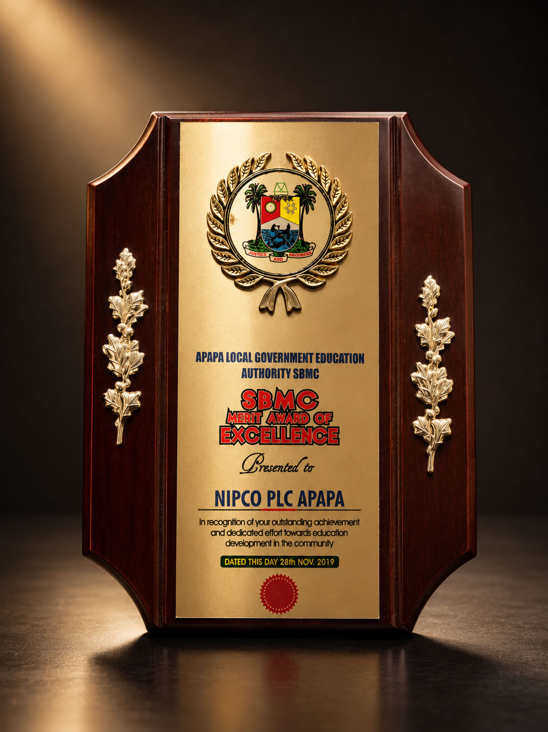 SBMC Merit Award of Excellence