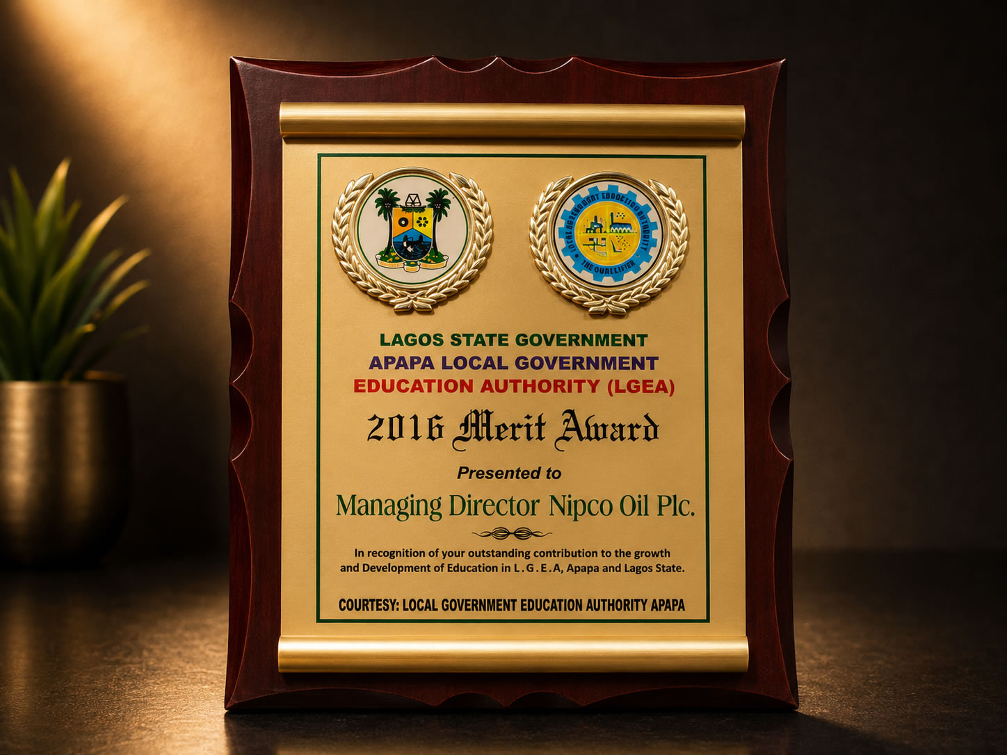 LGEA 2016 Merit Award