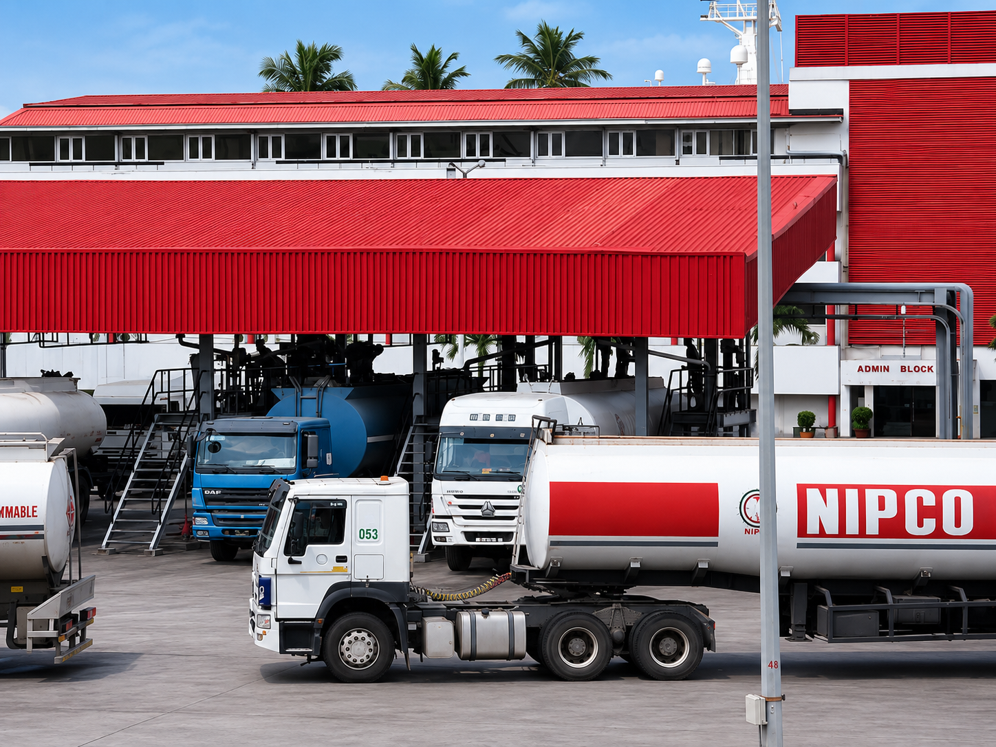 Tanker Fleet at Apapa Terminal