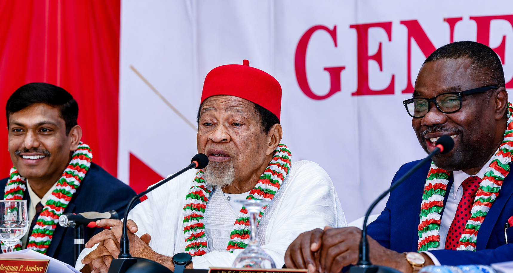 Chairman Addressing Shareholders