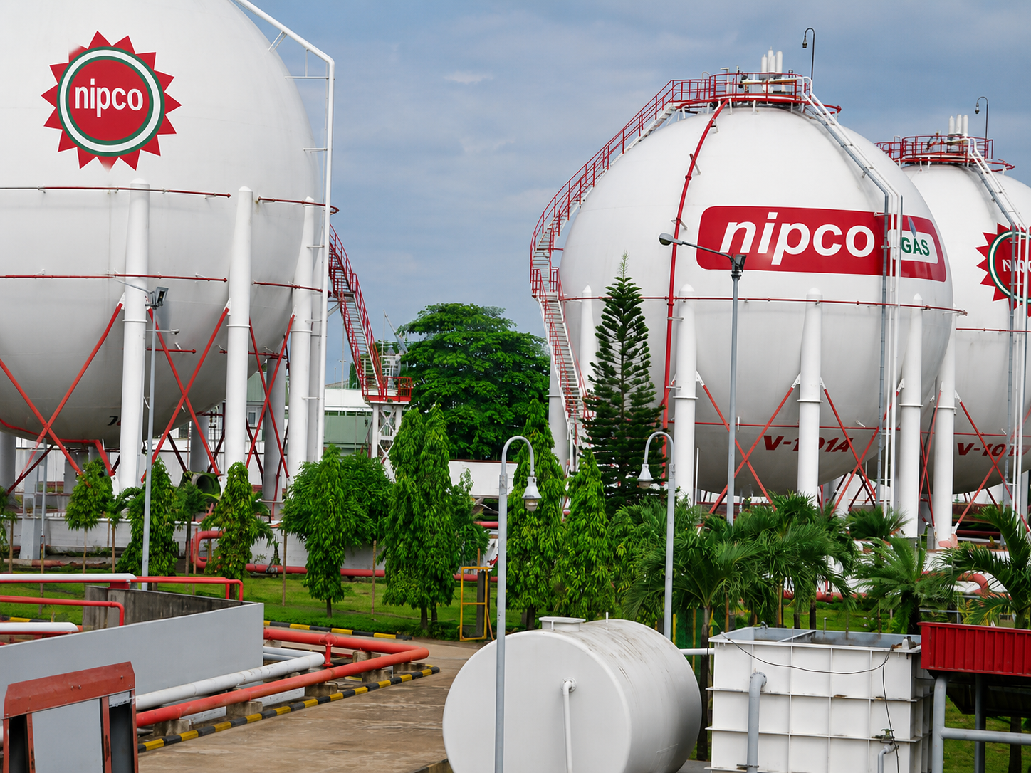 NIPCO Gas Storage Spheres, Apapa Depot